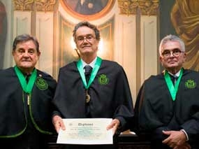 Posse de Francisco Hora de Oliveira Fontes como Membro Titular da Academia de Medicina da Bahia.