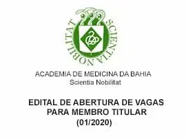 Edital de Abertura de Vagas para Membro Titular (01/2020)