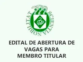 Edital de abertura de vagas para membro titular 