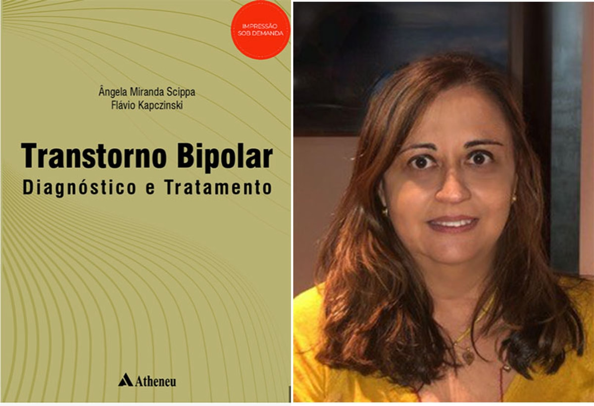 A Profa. Angela Scippa publica o livro Transtorno Bipolar - Diagnóstico e Tratamento